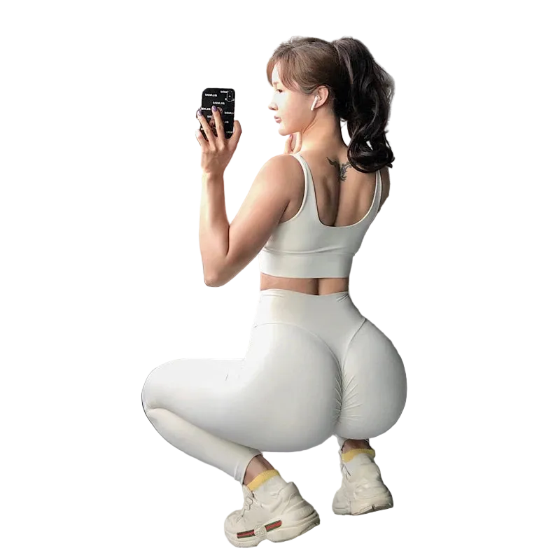 Leggings Pants High Waist Elastic