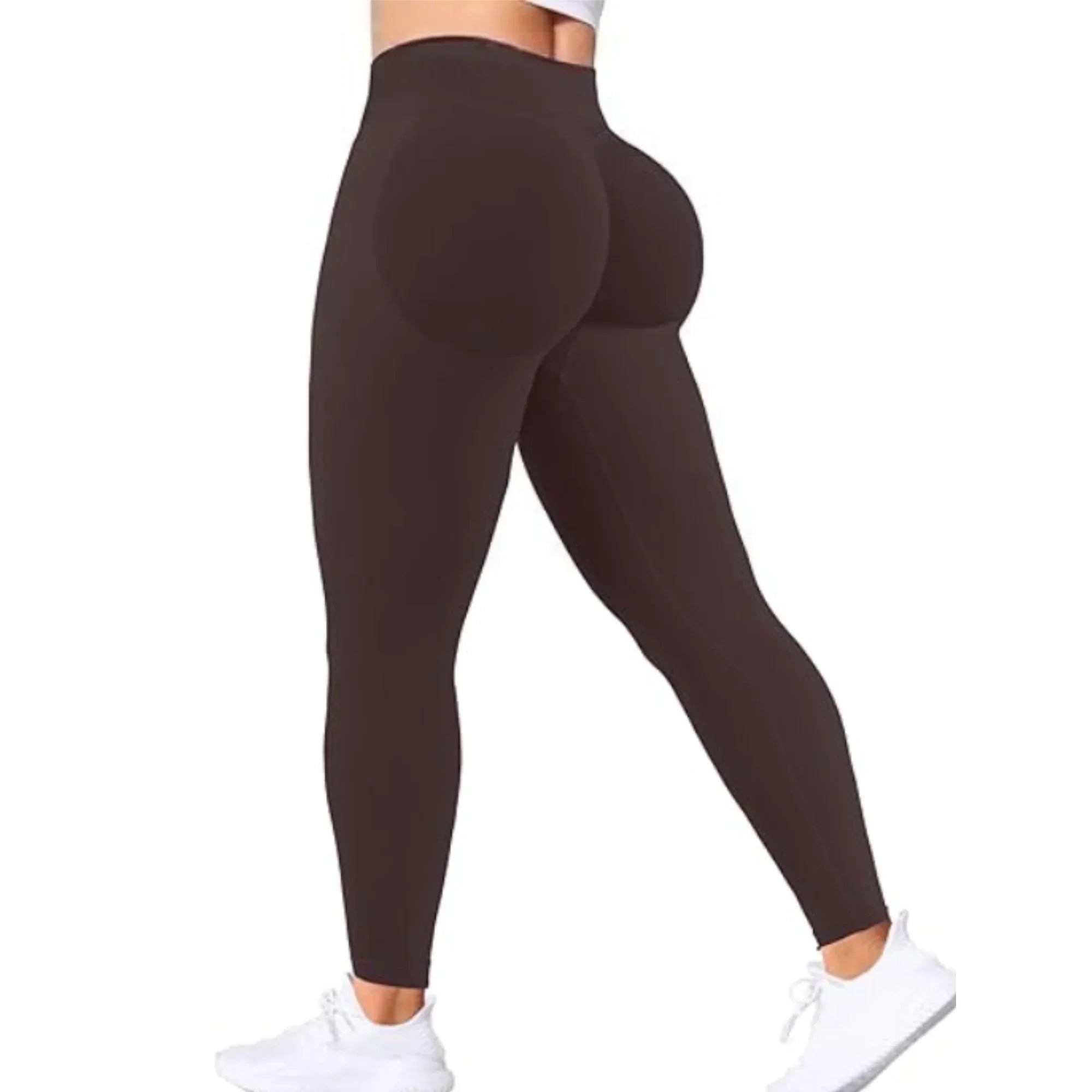 High Waist Peach Leggings