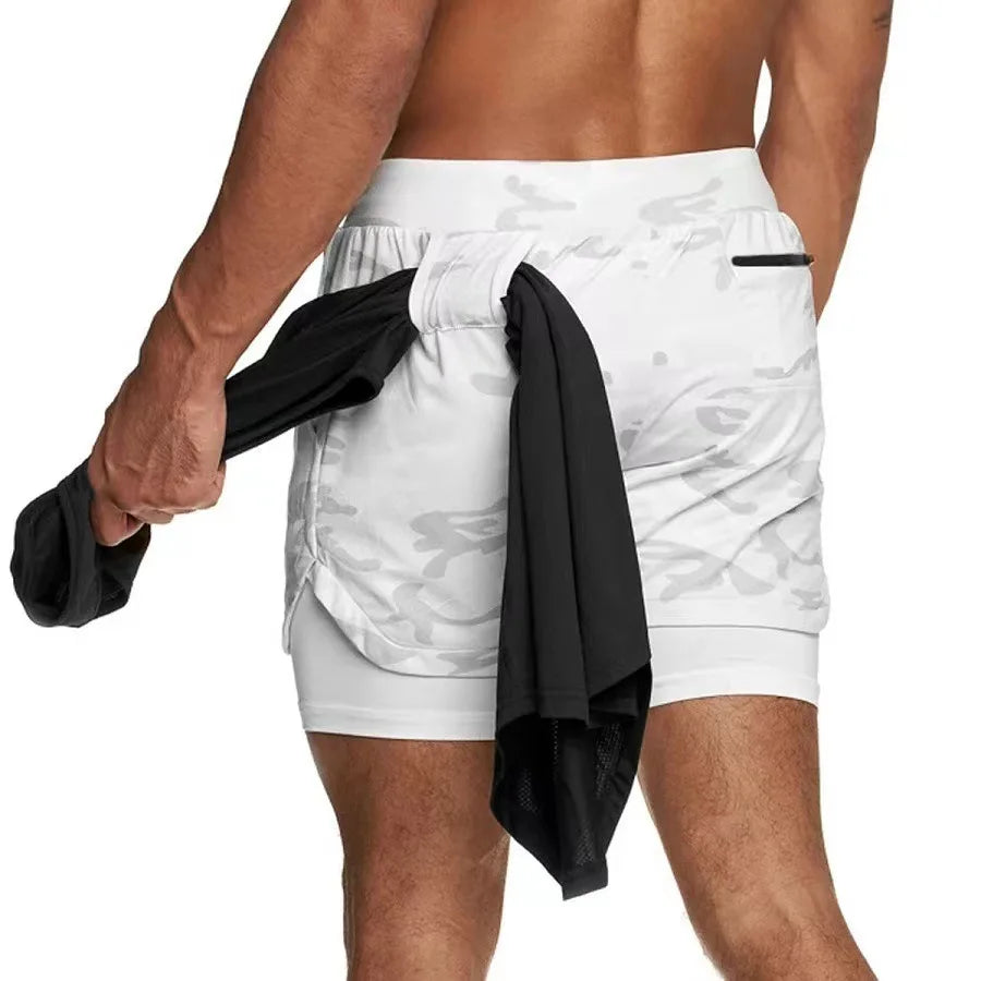 2-in-1 Running & Gym Shorts