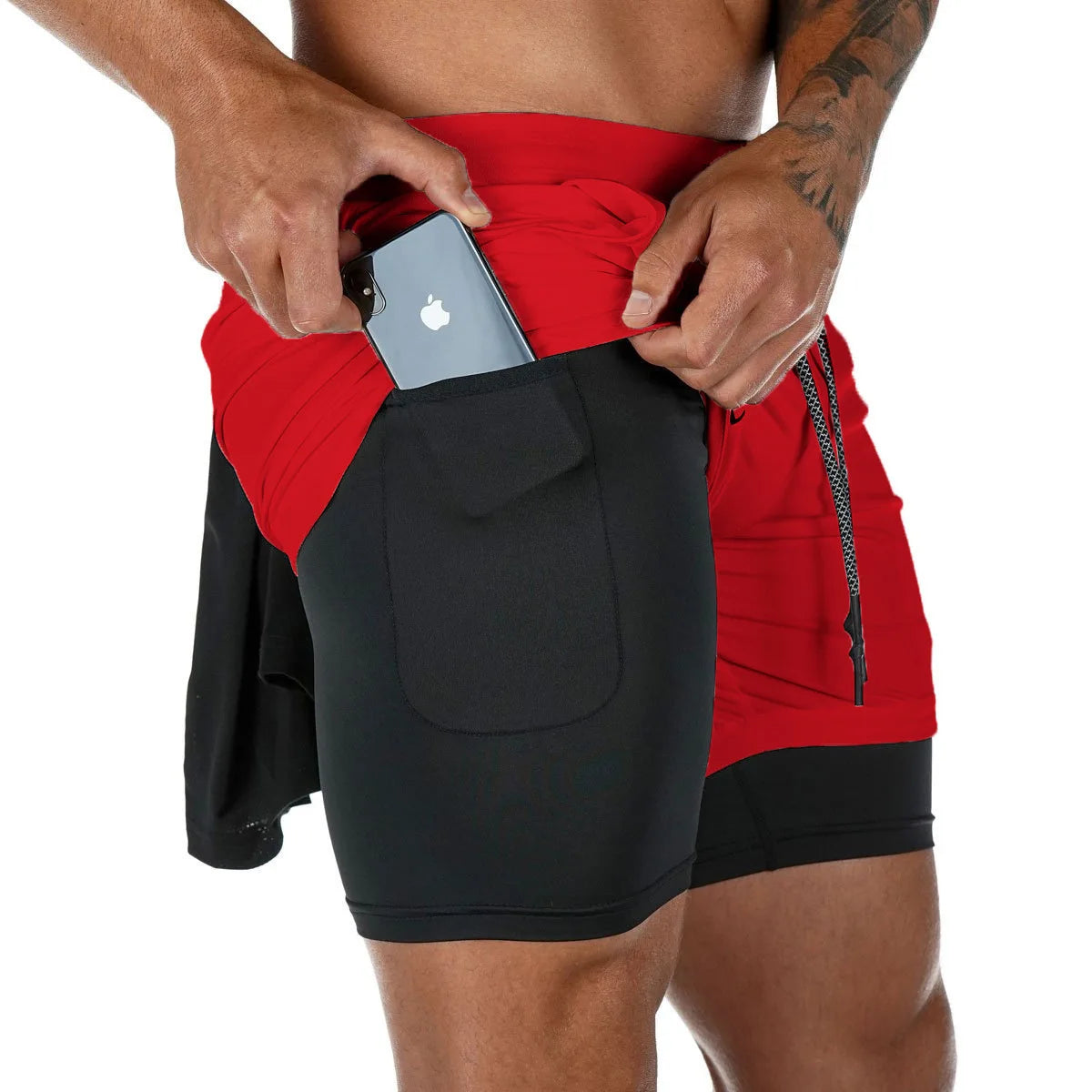 2-in-1 Running & Gym Shorts