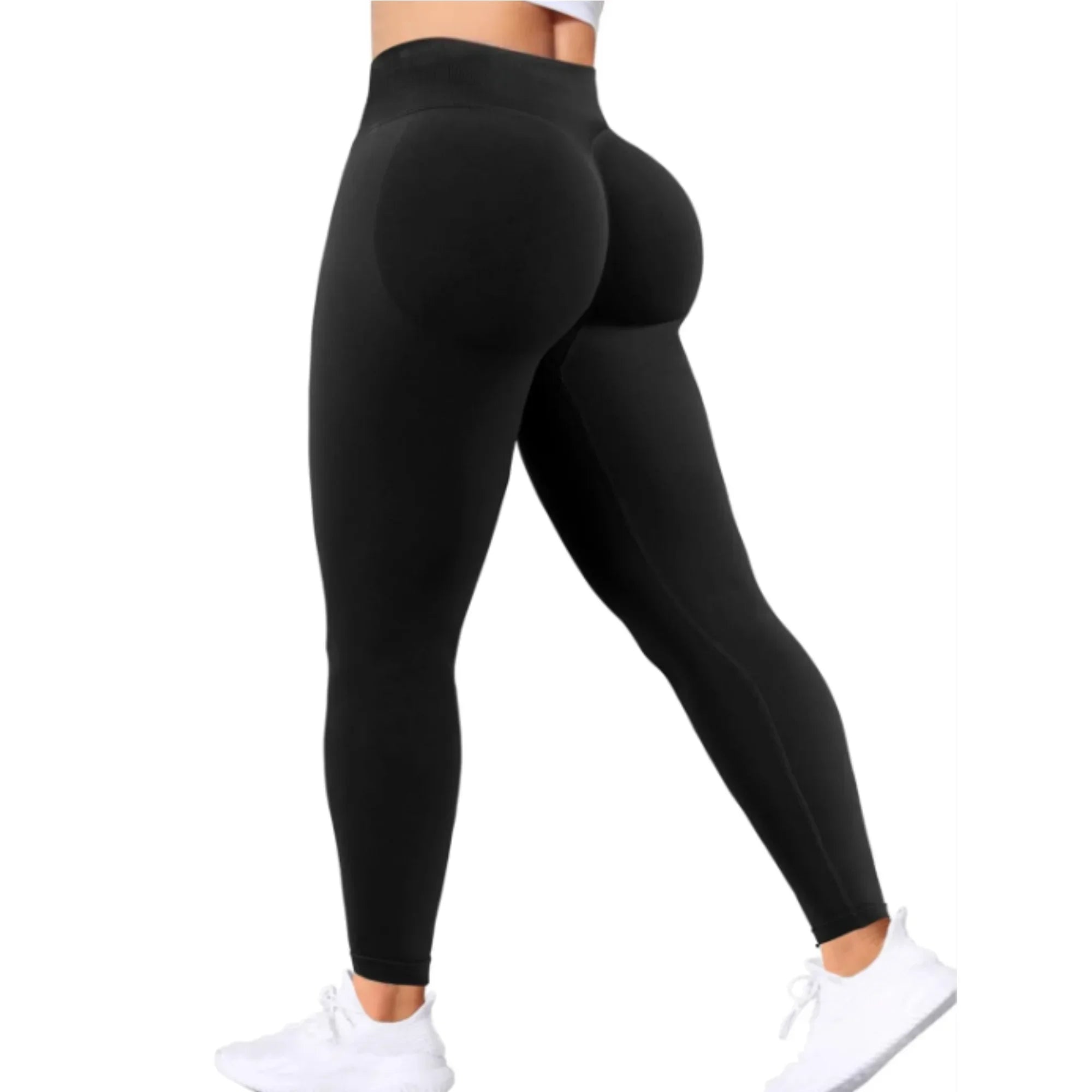 High Waist Peach Leggings