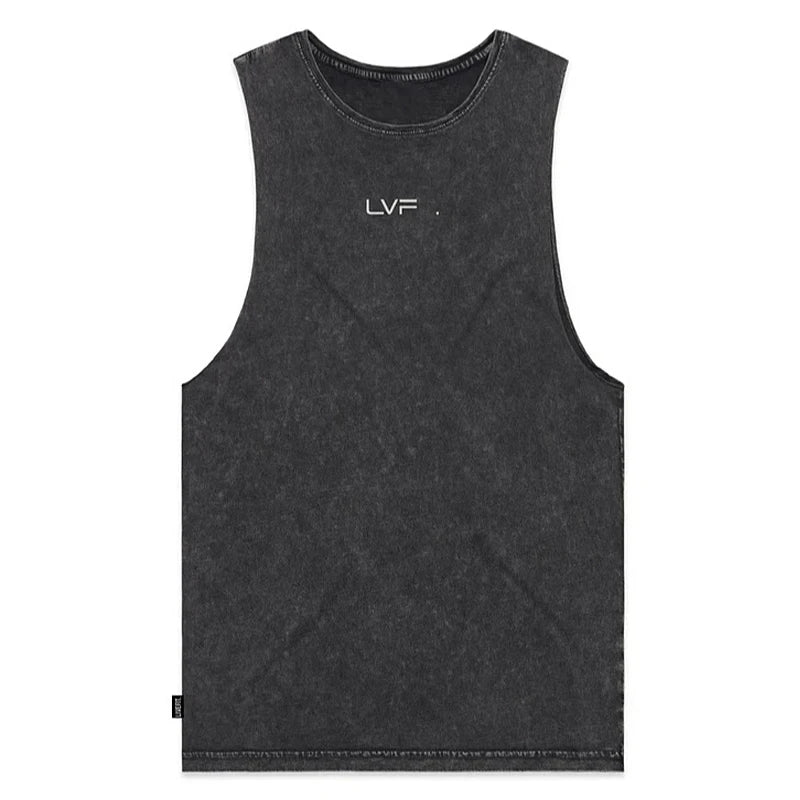 Summer Gym Vest Cotton Sleeveless