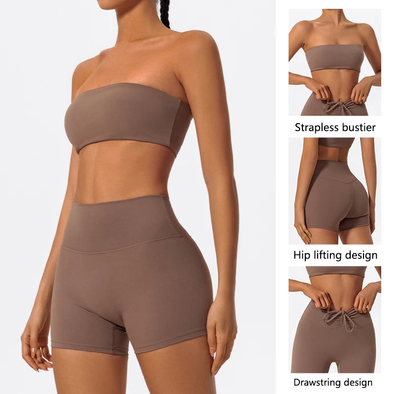 Sports  Strapless Bra