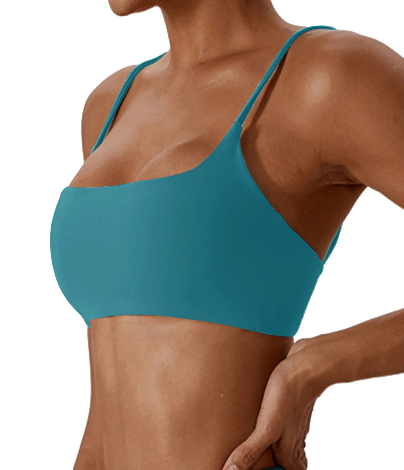 Sports Bra Super Soft Cross-Back Gym Top