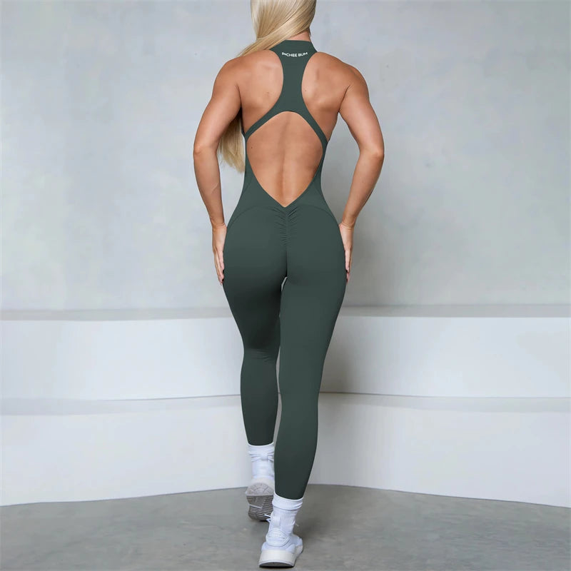 Women’s Scrunch Butt Sleeveless Jumpsuit