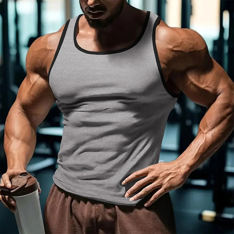Men’s Solid Color Tank Top