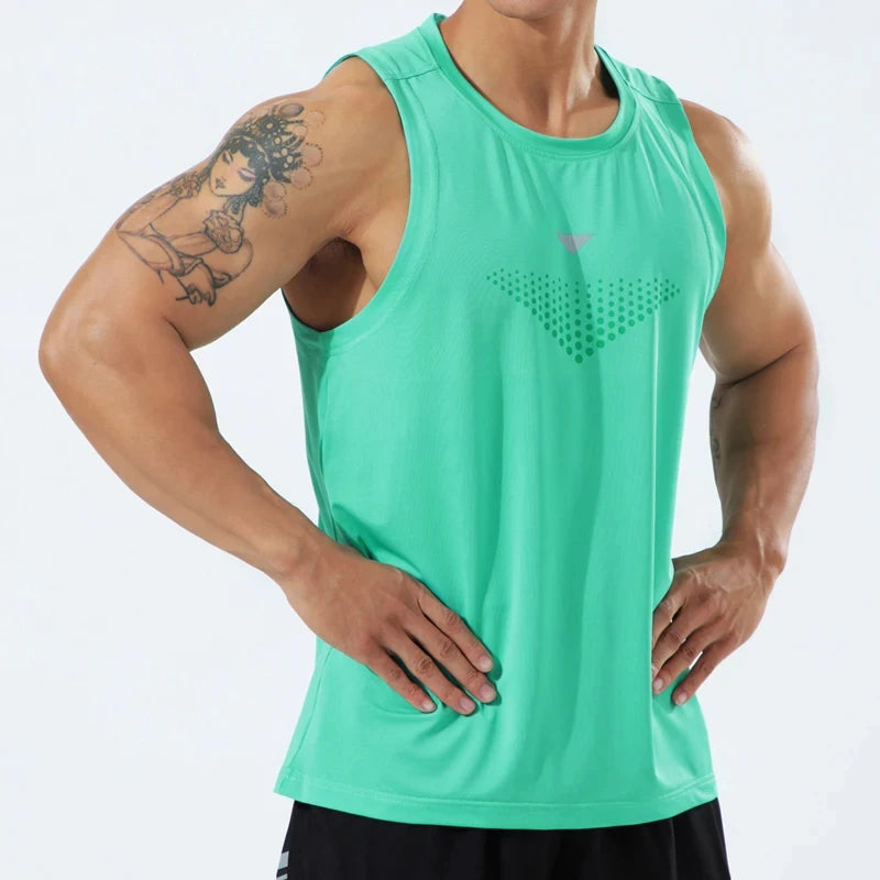 Men’s Inverted Triangle Graphic Tank Top