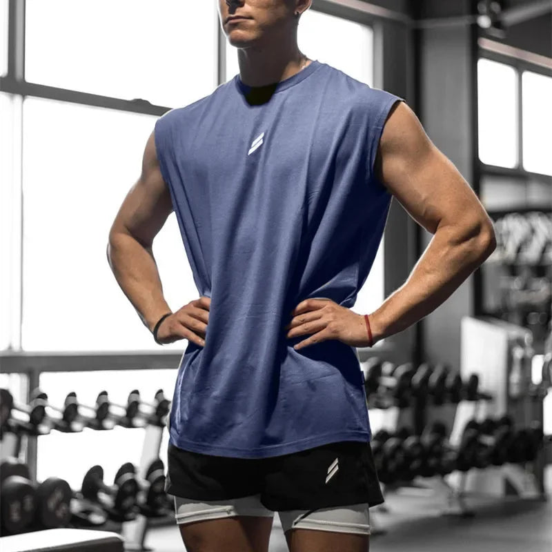 Men’s Sleeveless Quick-Dry Fitness Tank
