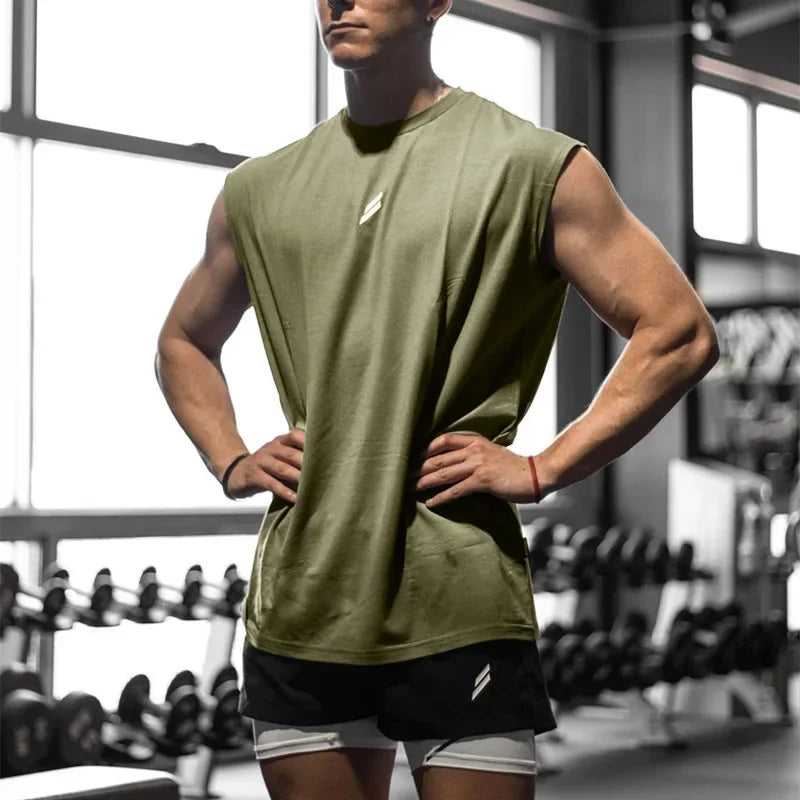 Men’s Sleeveless Quick-Dry Fitness Tank