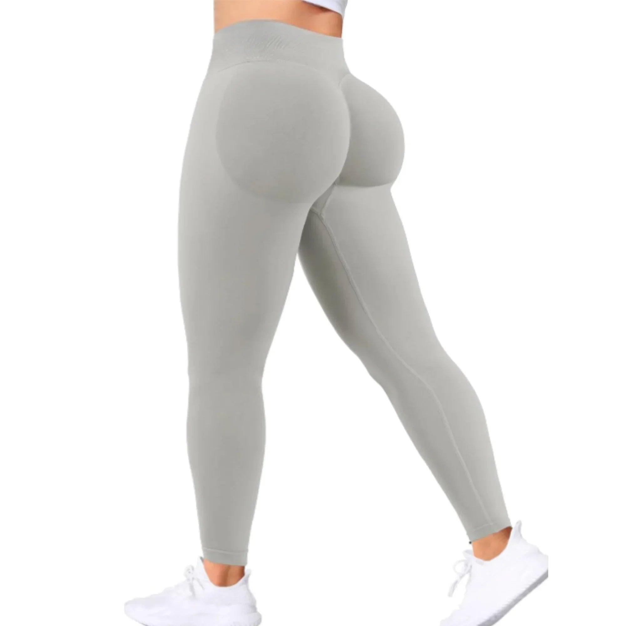 High Waist Peach Leggings