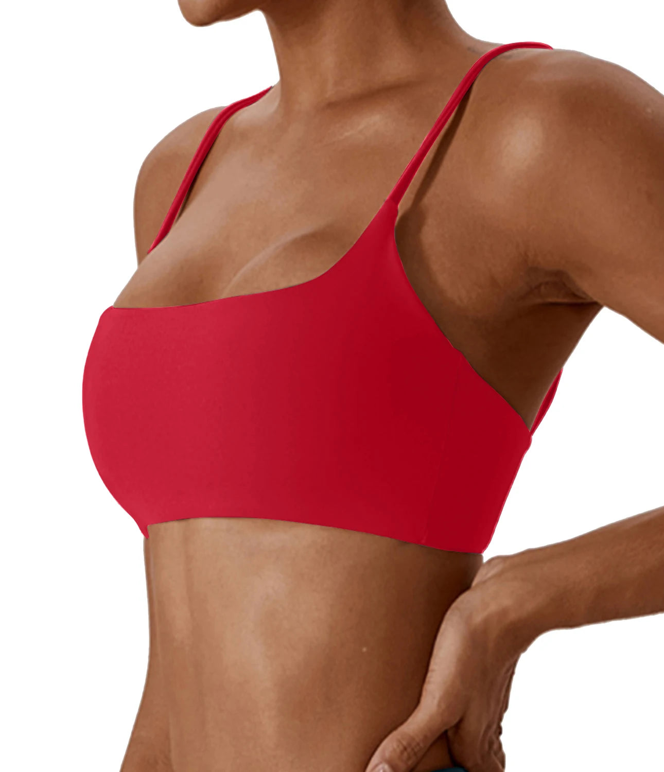 Sports Bra Super Soft Cross-Back Gym Top