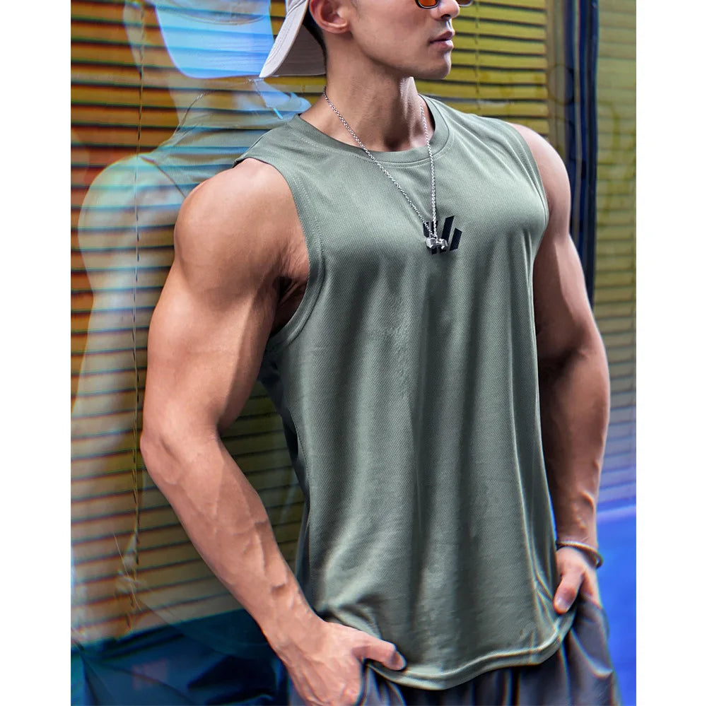 Men’s Mesh Fitness Tank Top
