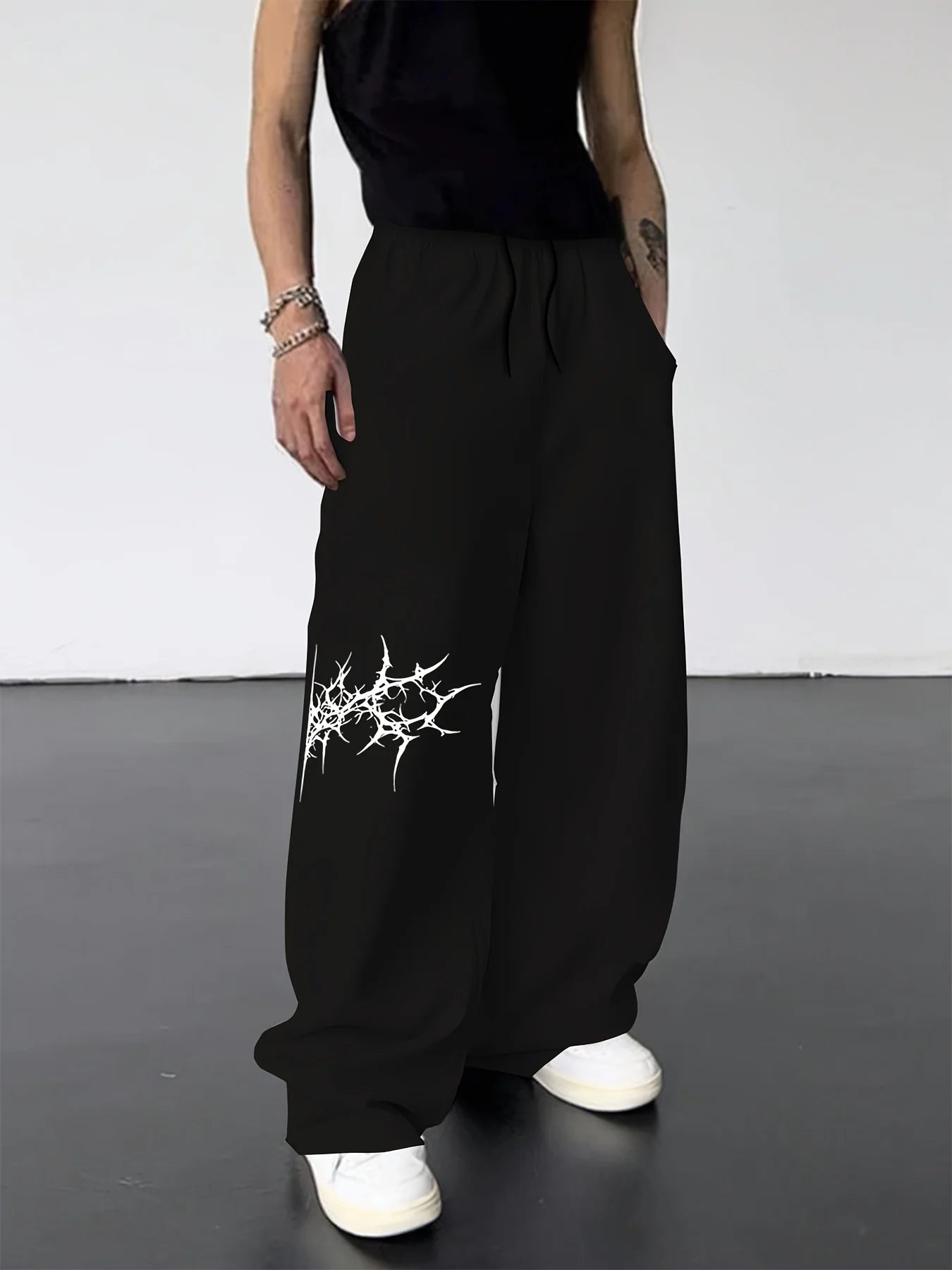 Elastic Drawstring Pants for Daily