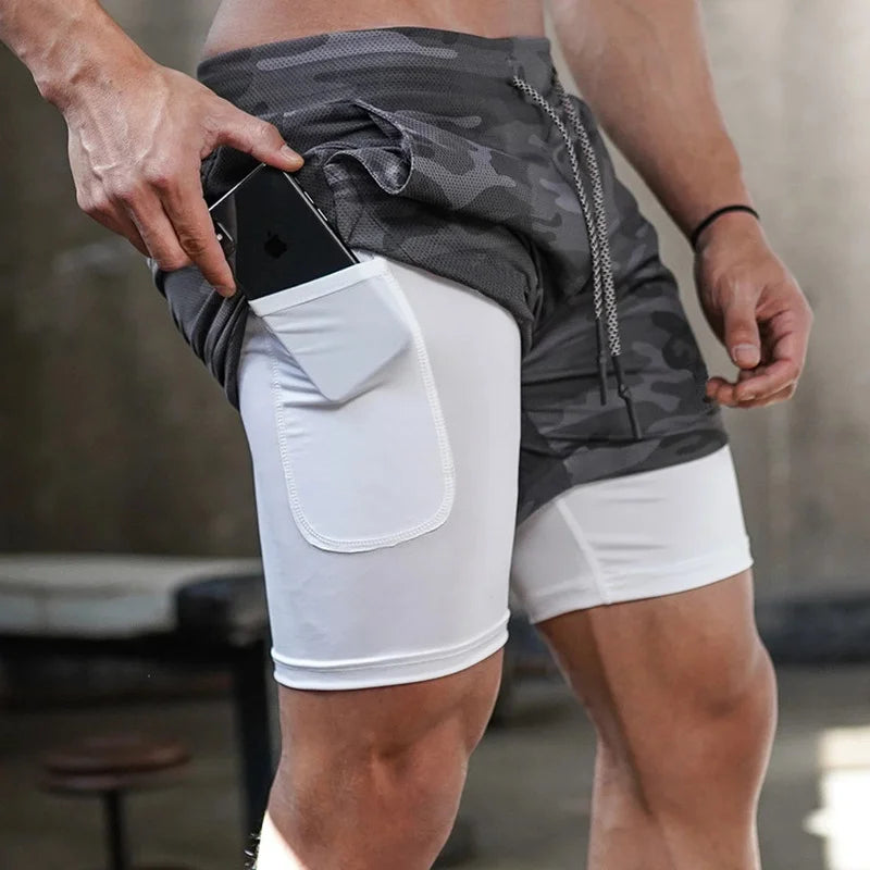 2-in-1 Running & Gym Shorts
