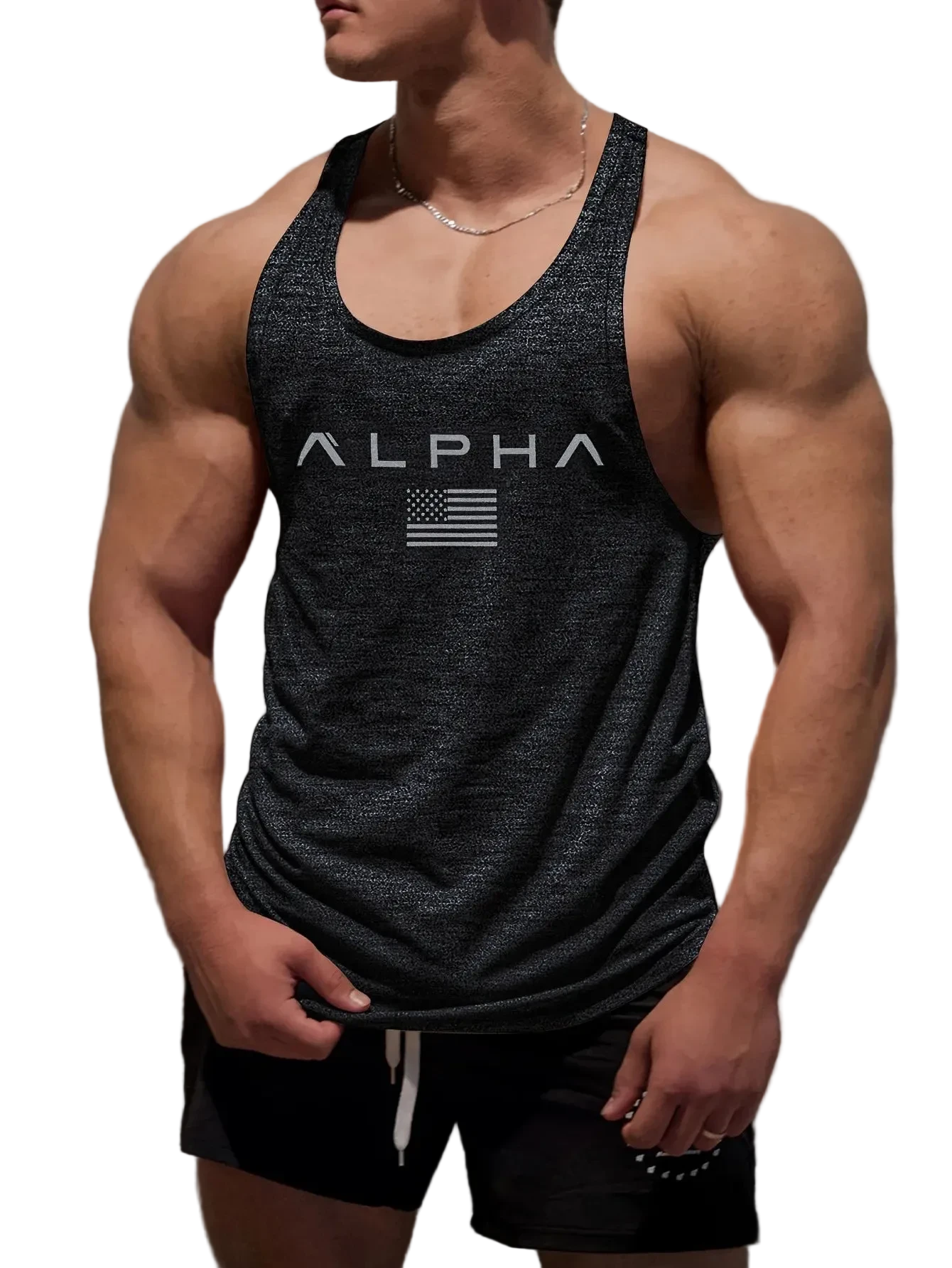 Men’s Printed Fitness Vest