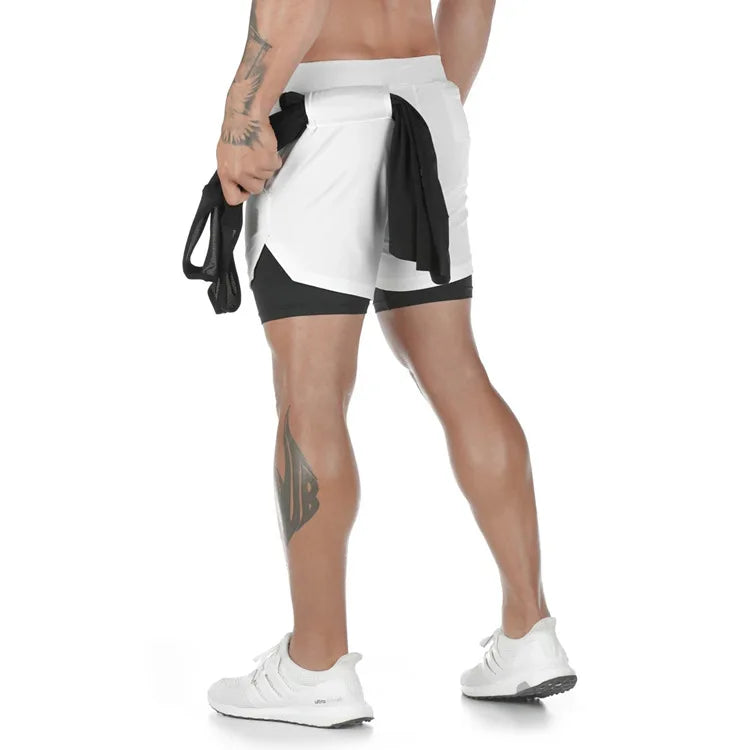 2-in-1 Running & Gym Shorts