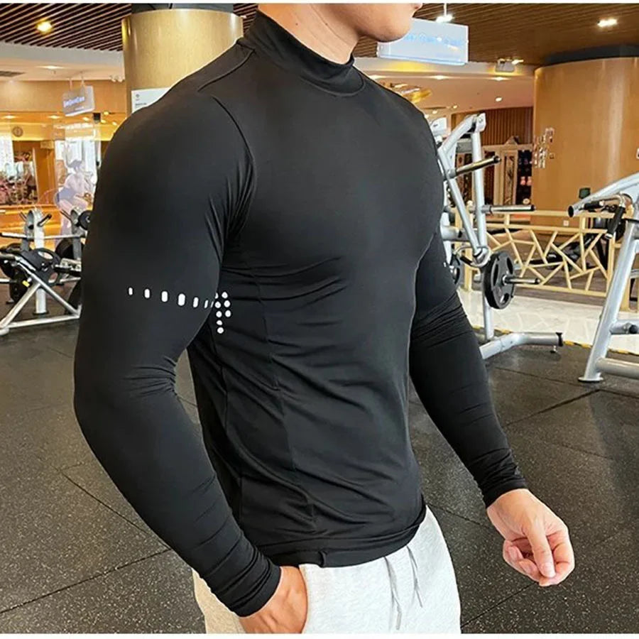 T Shirt Men's Long Sleeve Compression