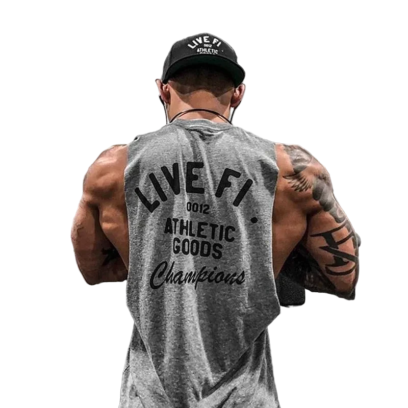 Men’s Cotton Bodybuilding Tank