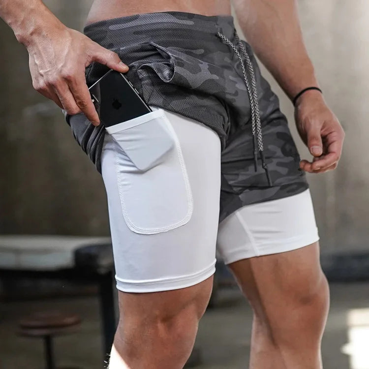2-in-1 Running & Gym Shorts